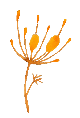 Fall Orange Sticker