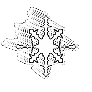 Christmas Snow Sticker