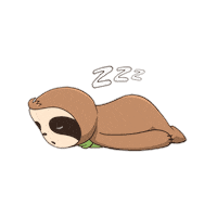 Sleepy Good Night Sticker