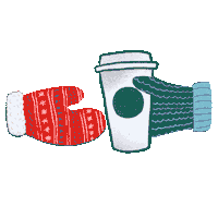 Gloves Mittens Sticker by Starbucks
