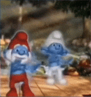 Smurf GIF