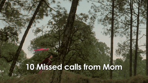 Mom Missedcall GIF by Anupam Kher Studio