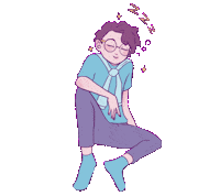 princeofmisfortune sleep sleepy thomas sanders sanders sides Sticker