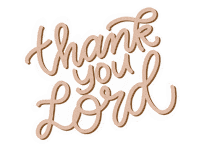 Thank You Lord Sticker by Mighty Hands