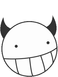 devil emoticon Sticker by AridenaOSD