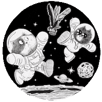 Space Cats Sticker