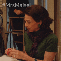 Marin Hinkle Rose GIF by The Marvelous Mrs. Maisel