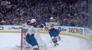 Ice Hockey Hug GIF by NHL