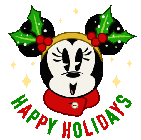 Merry Christmas Sticker by Minnie Mouse