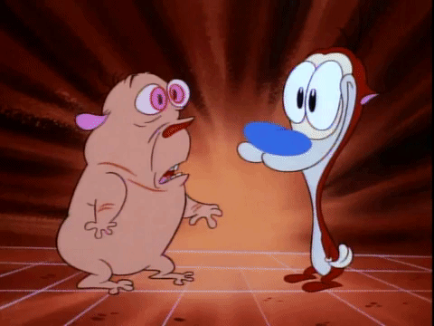 ren and stimpy nicksplat GIF