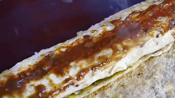 chinese food pancake GIF