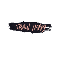 Train Happy Sticker by Tally Rye LTD
