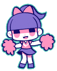 Girl Cheer Sticker