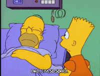 Sorry Season 4 GIF by The Simpsons