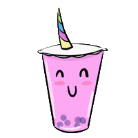 AndorasBubble sparkle boba bubbletea andorasbubble Sticker