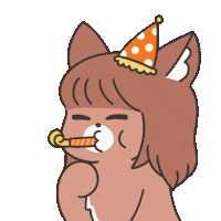 Celebrating Birthday Girl Sticker