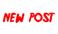New Post Sticker by Vinyl Bandits