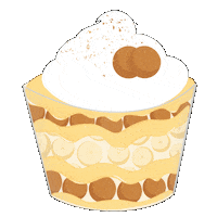 Adjtoberco yummy delicious dessert banana Sticker