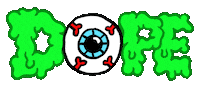 Eye Dope Sticker by Russell Taysom