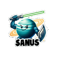 uranusarmy fight star wars winner strong Sticker