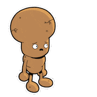 Cartoon Stone Sticker