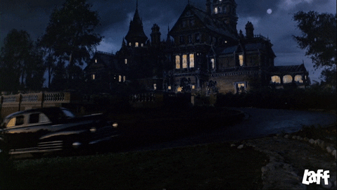 Driving Haunted House GIF by Laff