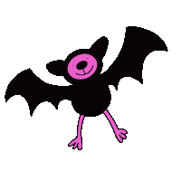 Chauve-Souris Halloween Sticker