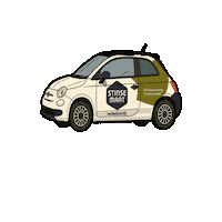 Makelaar Fiat500 Sticker by StinseMaat makelaardij