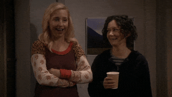 Sara Gilbert Smile GIF by ABC Network