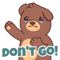 Sad Miss You Sticker by BEARISH