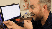 2mtgguys excited phone office waiting GIF