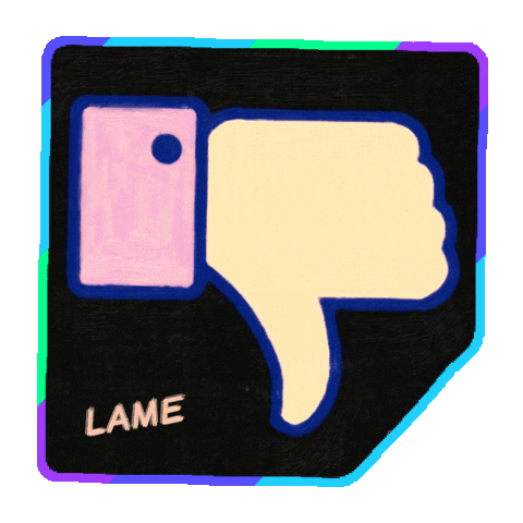 lame STICKER by imoji