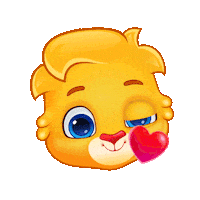 Blow Kiss Sticker by Lucas and Friends by RV AppStudios