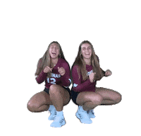 Dance Point Sticker by Aquinas Volleyball