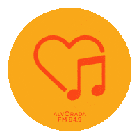 Alvoradafm Lovesongs Sticker by Rádio Alvorada FM 94,9
