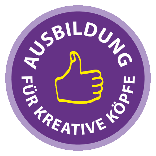 akademiedermedia design school thumbs up education Sticker