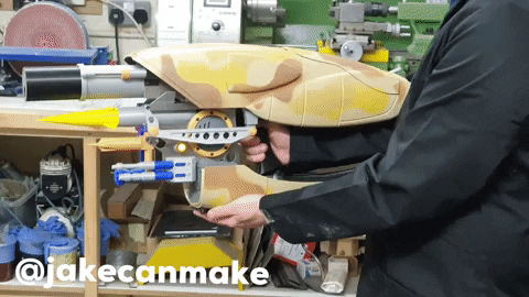jakeeaton cosplay scifi project weapon GIF