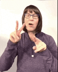 Excited Asl GIF