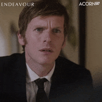 AcornTVLATAM reaction acorn tv endeavour Morse GIF
