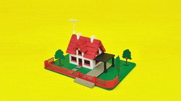 helencferry animation house paper stopmotion GIF