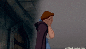 sad beauty and the beast GIF