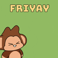 Friday Weekend GIF by Chimpers