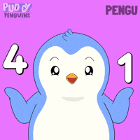 6 7 Penguin GIF by Pudgy Penguins