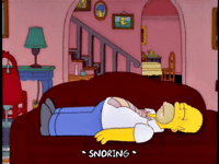 Episode 17 Sleeping GIF by The Simpsons