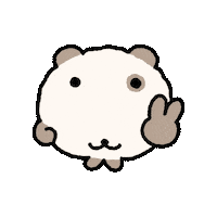 yeojinson hamster 햄스터 브이 오얼모얼 Sticker