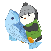 Big Fish Penguin Sticker by Pudgy Penguins