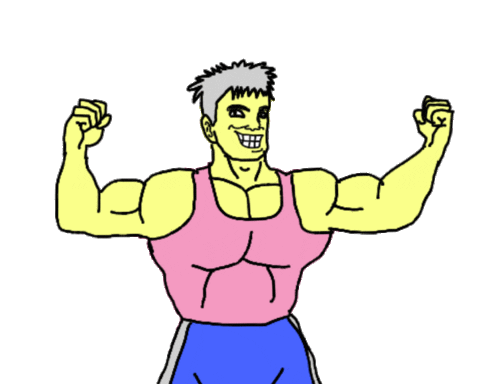 Man Power Sticker