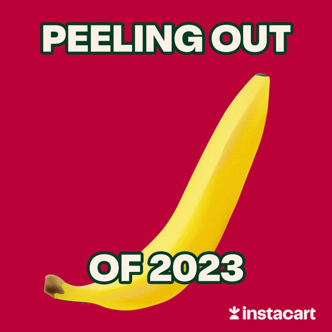 Peeling Out New Year GIF by Instacart