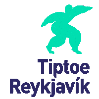 Tiptoe Sticker by Visit Reykjavík