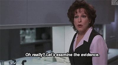 bette midler oh really lets examine the evidence GIF